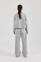 Womens Scuba Harrington Jacket & Jogger - Grey