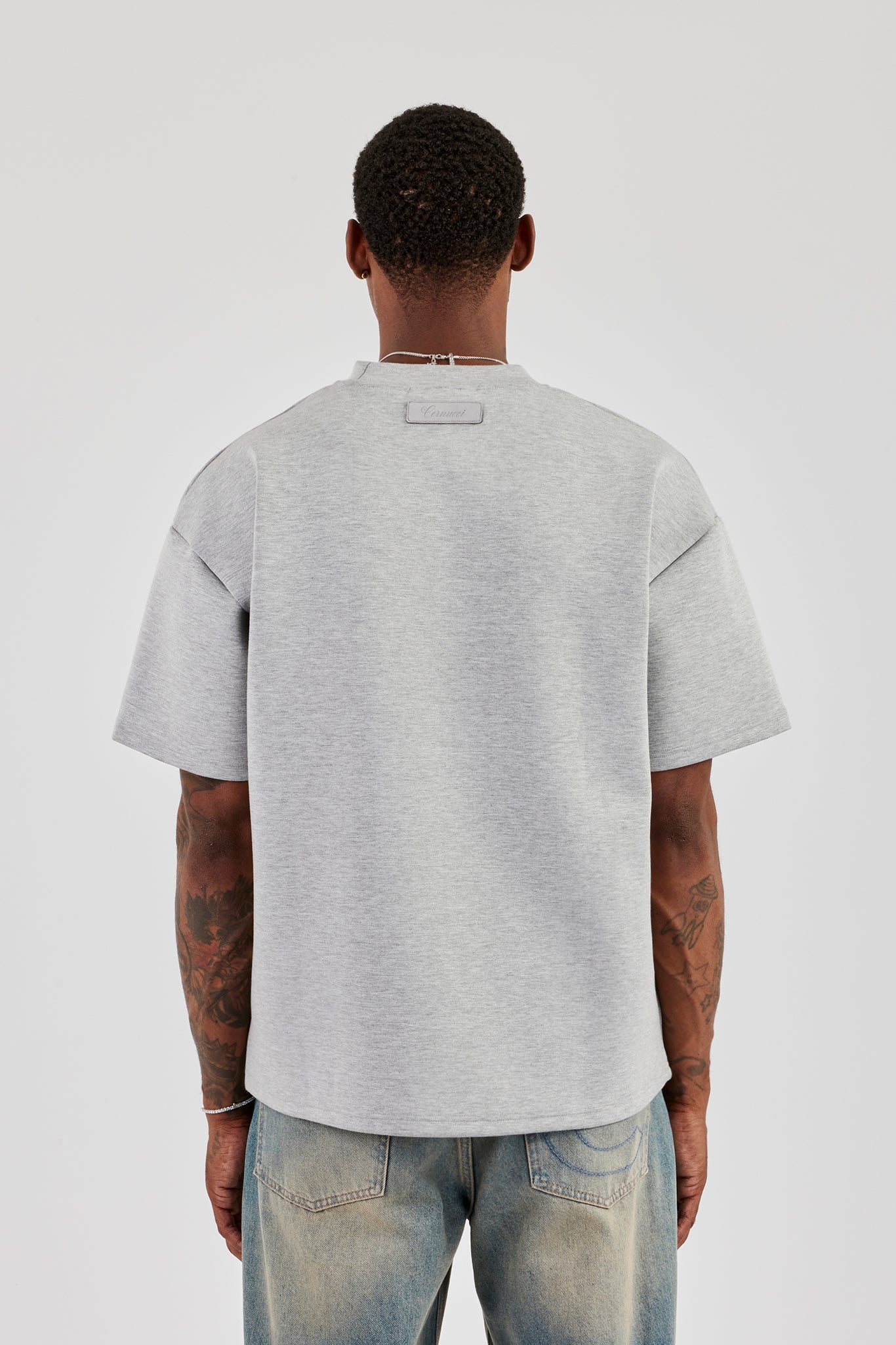 Scuba Oversized T-Shirt - Grey