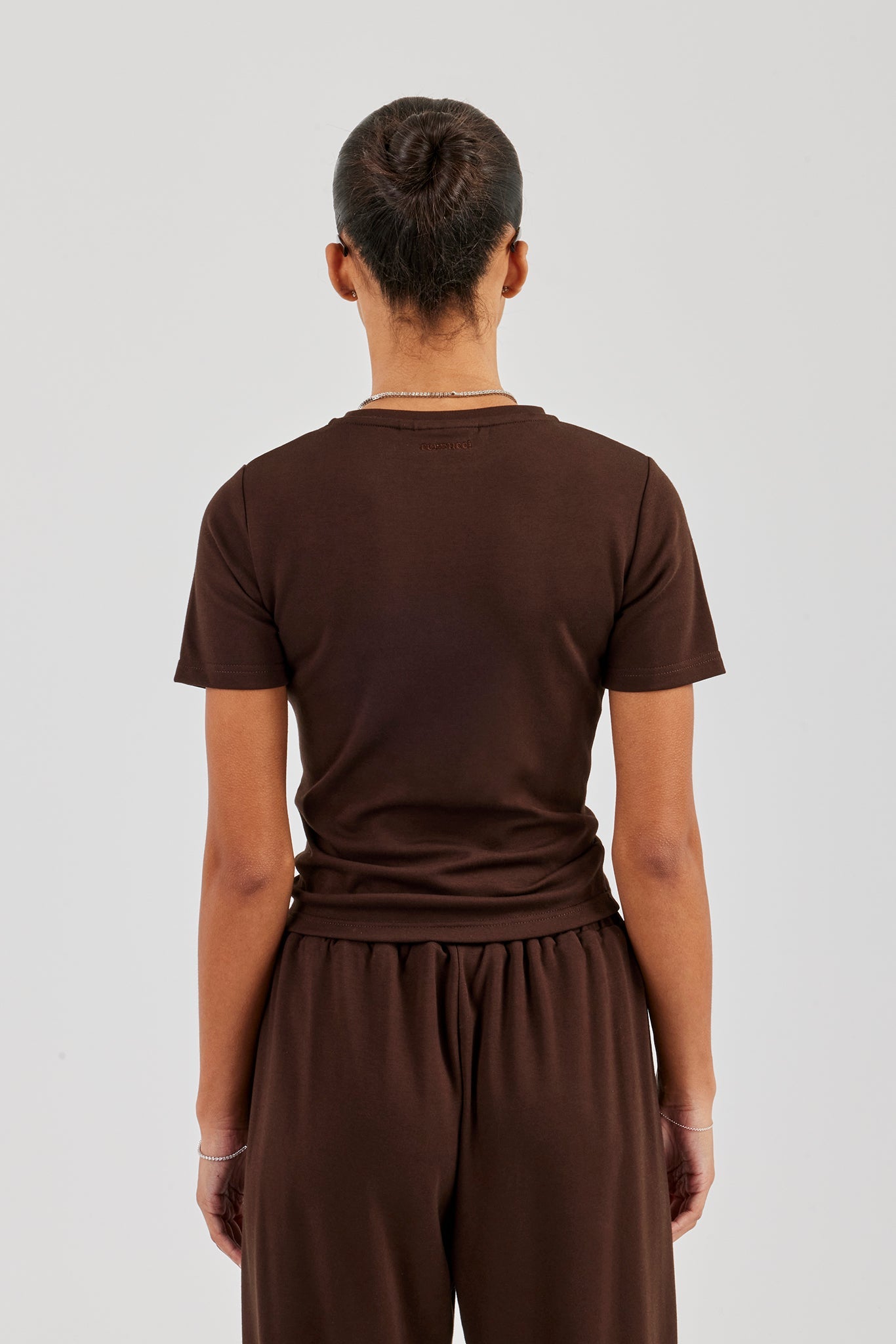Soft Touch Short Sleeve T-Shirt - Chocolate