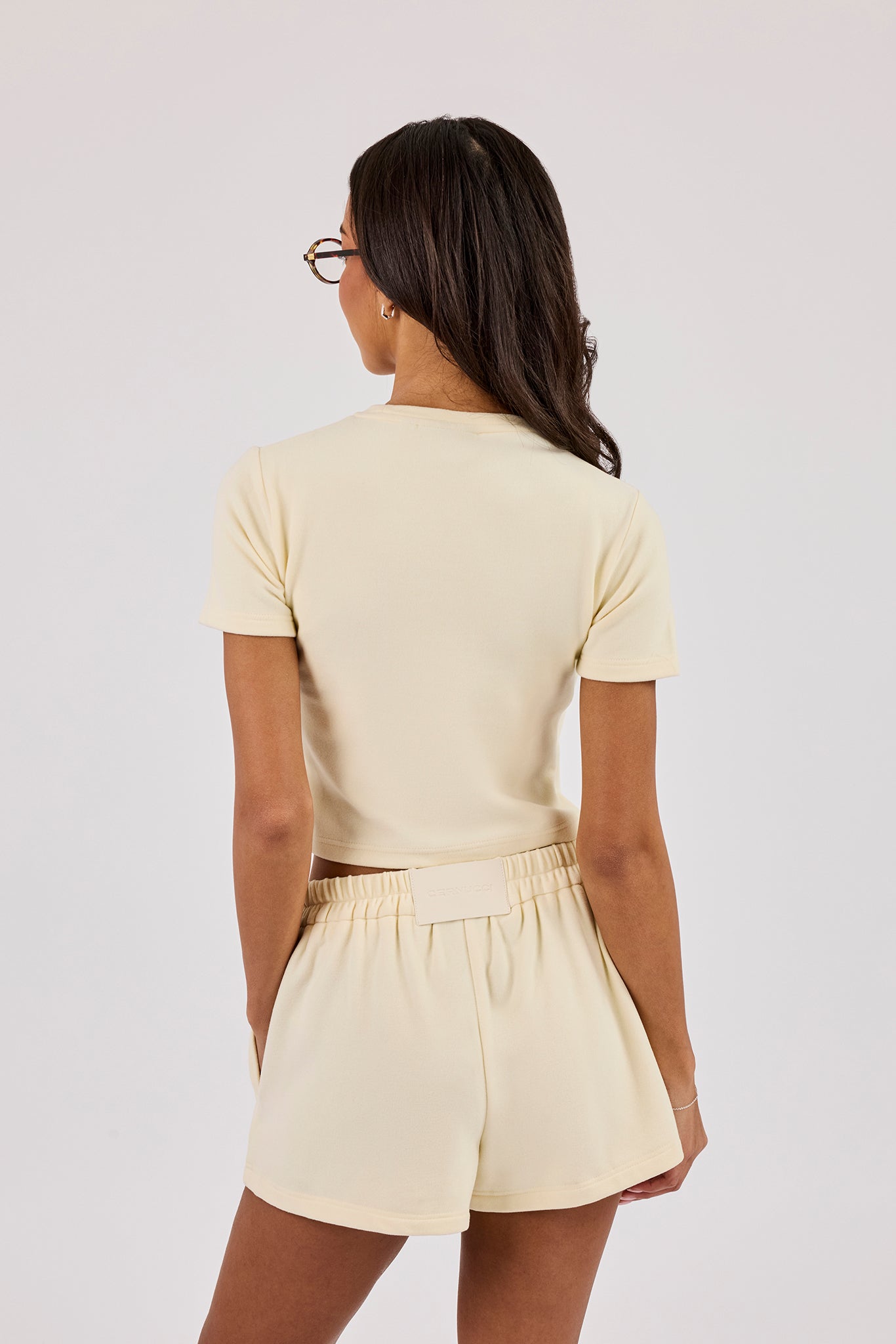 Peached Soft Touch Short Sleeve Top - Butter Yellow