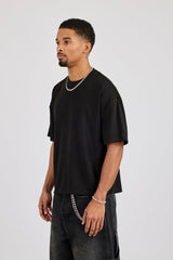 Soft Touch Boxy T-Shirt - Black