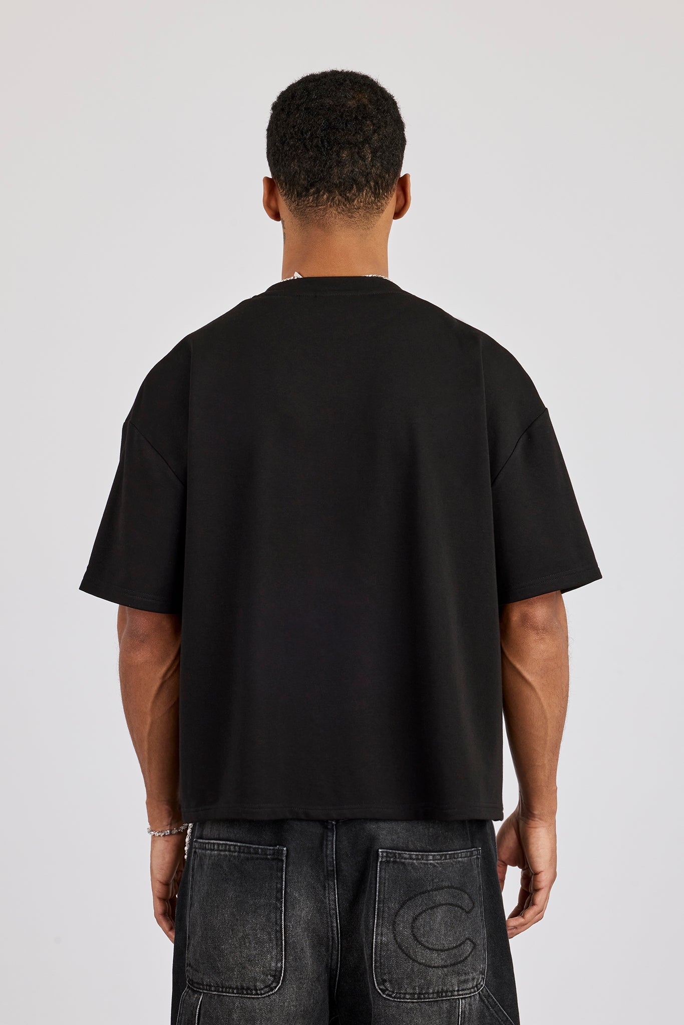 Soft Touch Boxy T-Shirt - Black