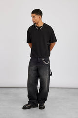 Soft Touch Boxy T-Shirt - Black