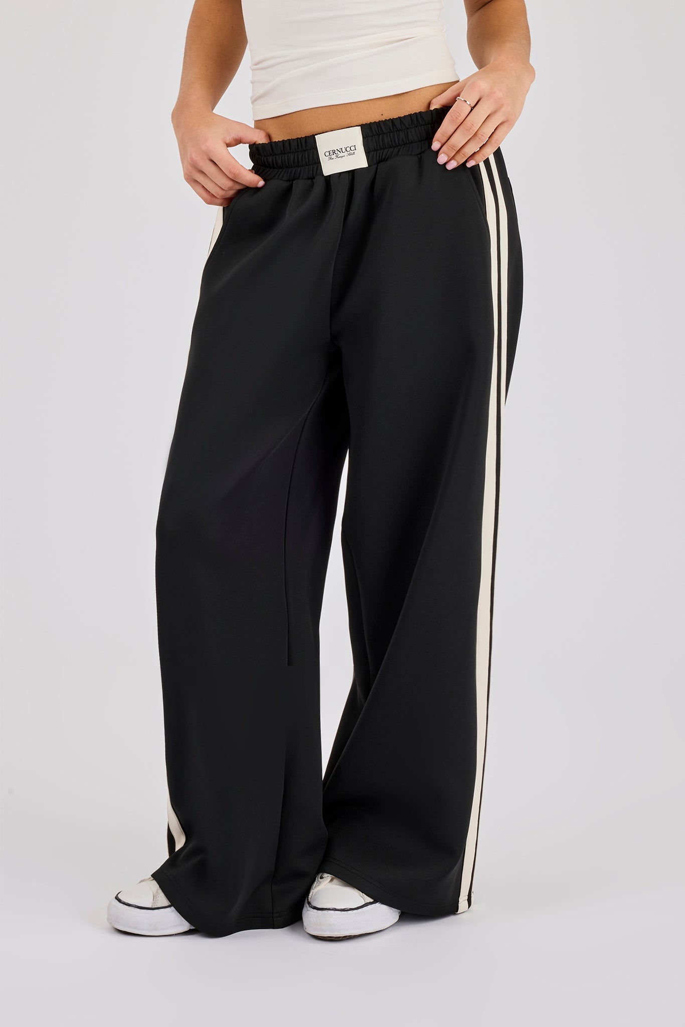 Super Baggy Taping Pant - Black