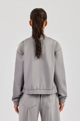 Taping Bomber Jacket - Grey