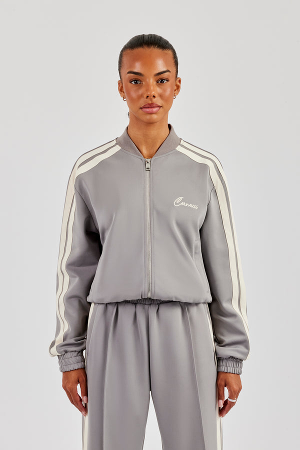 Taping Bomber Jacket - Grey