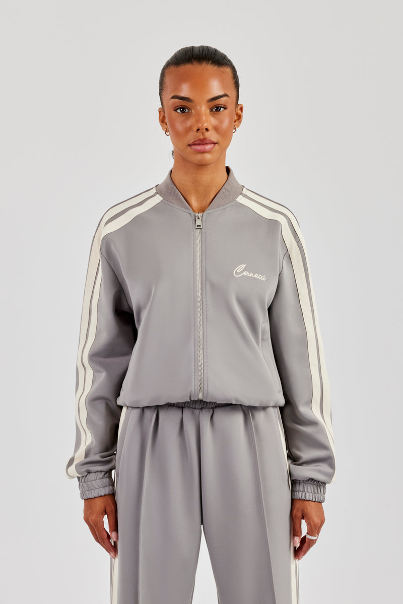 Taping Bomber Jacket - Grey