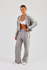 Taping Bomber Jacket & Tailored Trousers - Grey