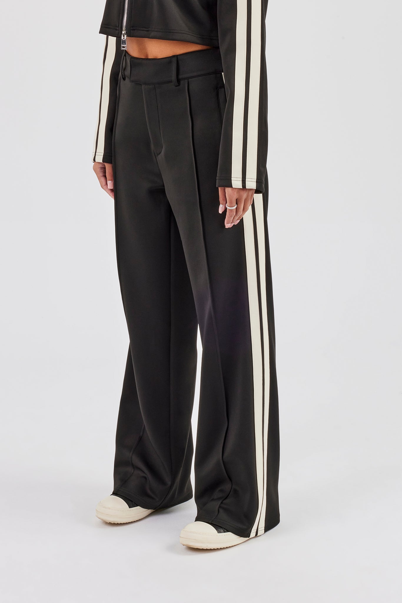 Tailored Taping Trouser - Black