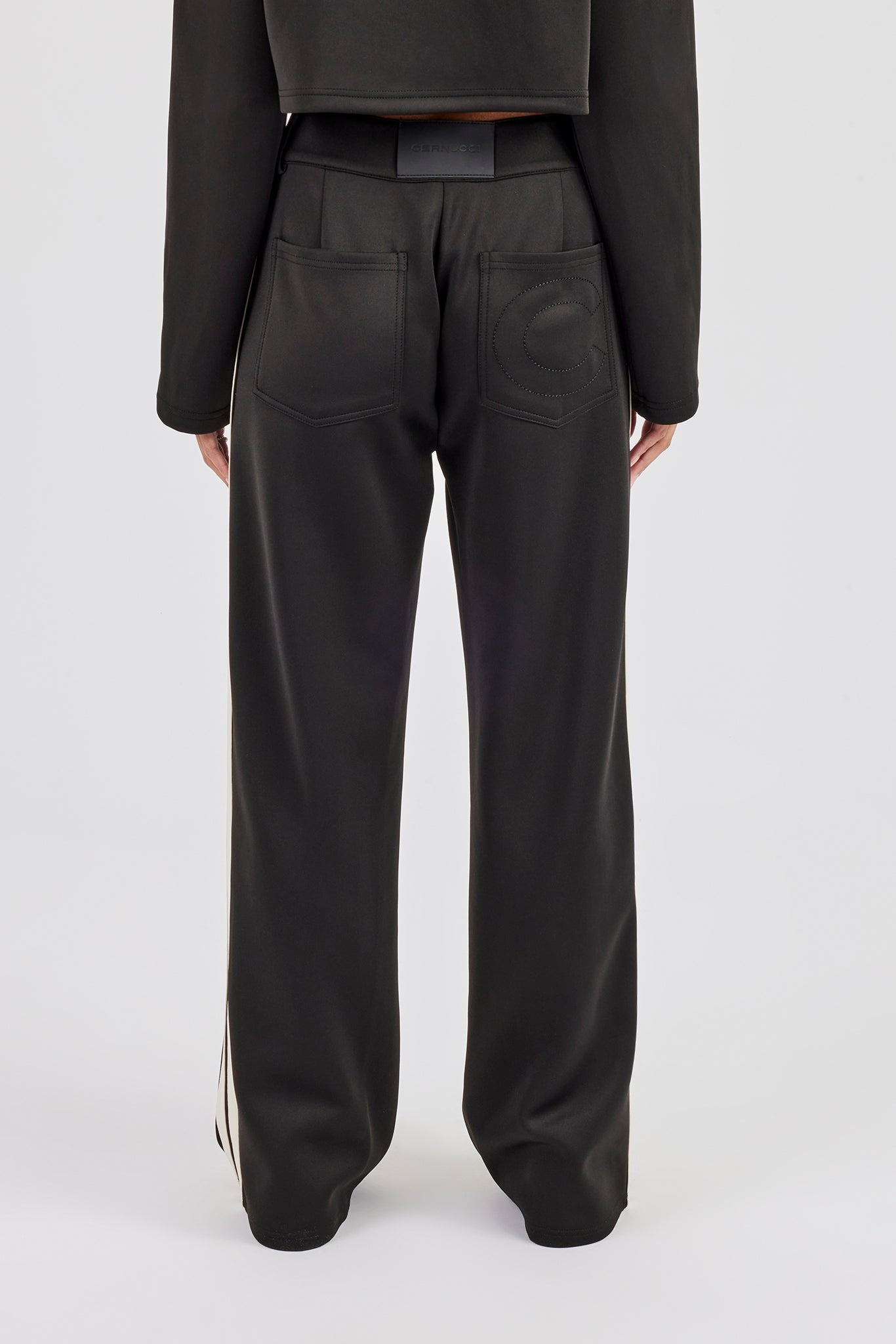 Tailored Taping Trouser - Black