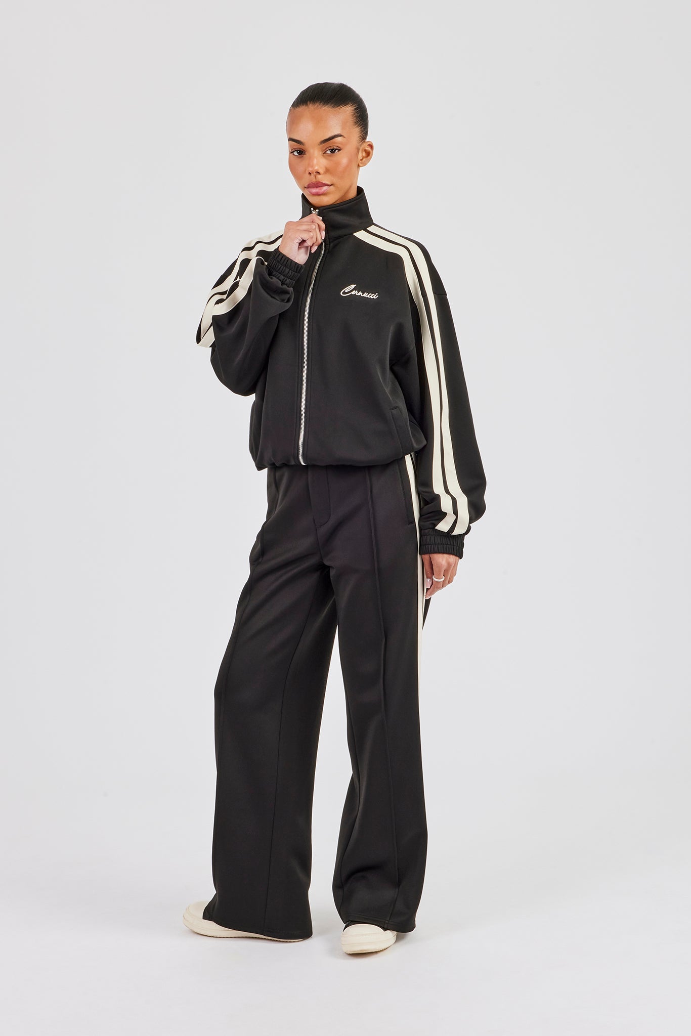 Tailored Taping Trouser - Black