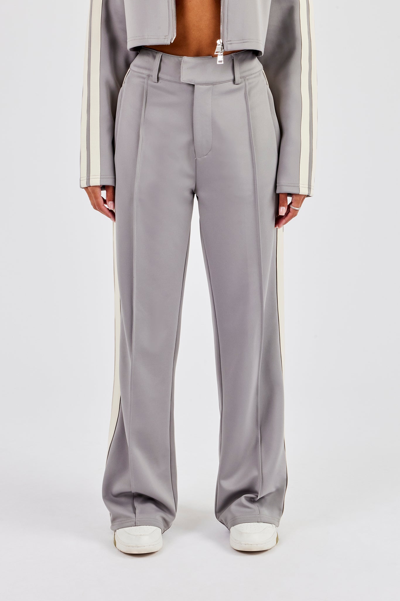 Tailored Taping Trouser - Grey