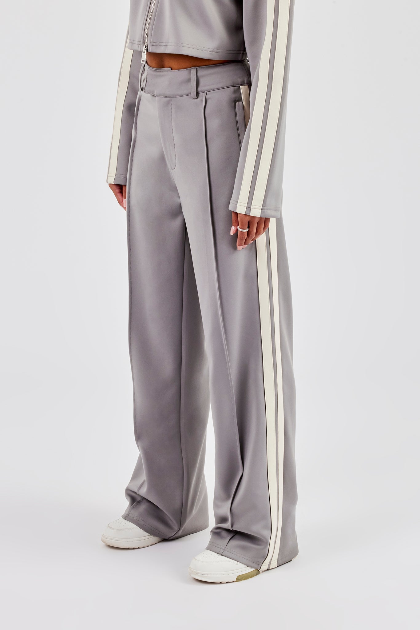 Tailored Taping Trouser - Grey