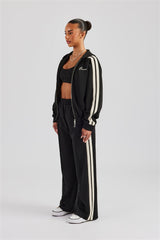 Taping Hooded Tracksuit - Black