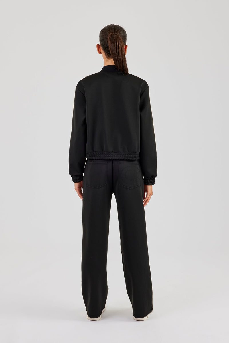Taping Bomber Jacket & Tailored Trousers - Black