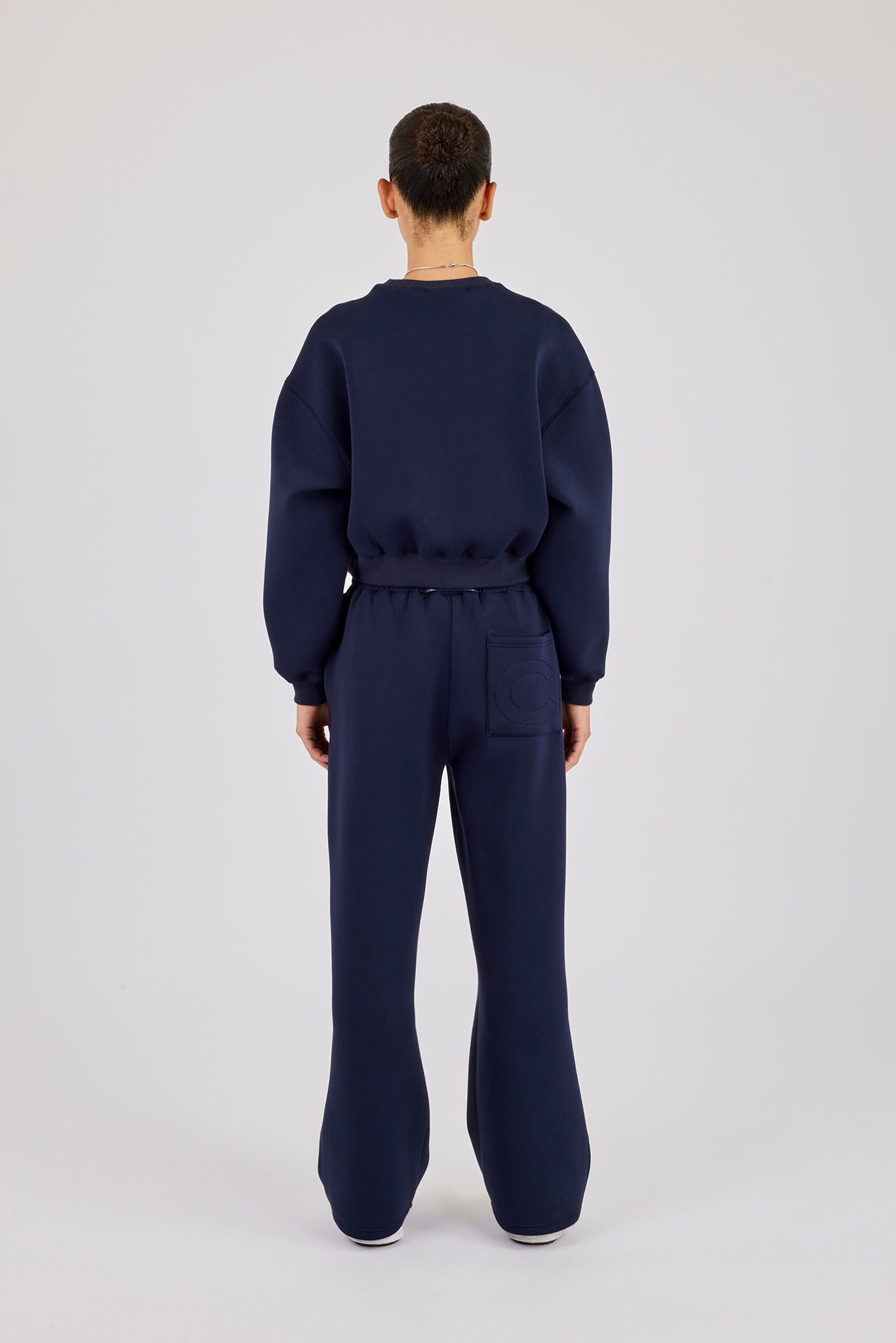 Scuba Boxy Sweatshirt & Baggy Jogger - Navy