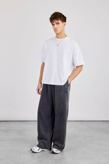 Acid Wash Baggy Jogger - Washed Navy