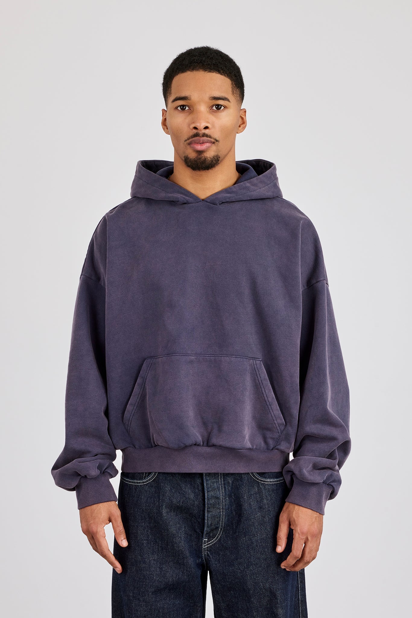 Washed Hoodie - Navy