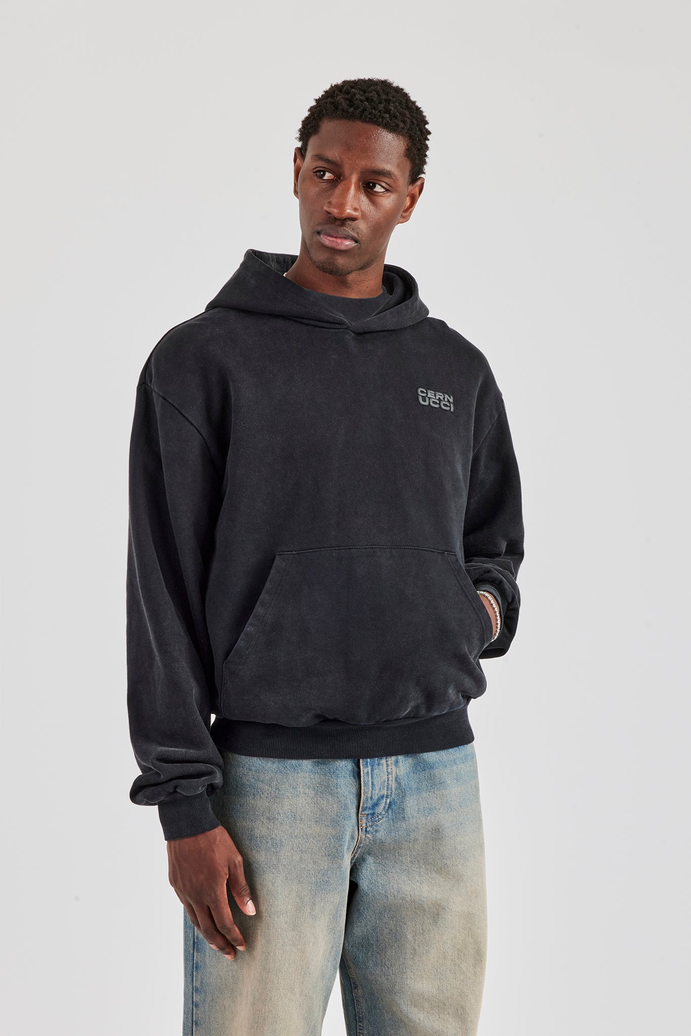 Washed Hoodie - Black