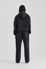 Washed Hooded Tracksuit - Black