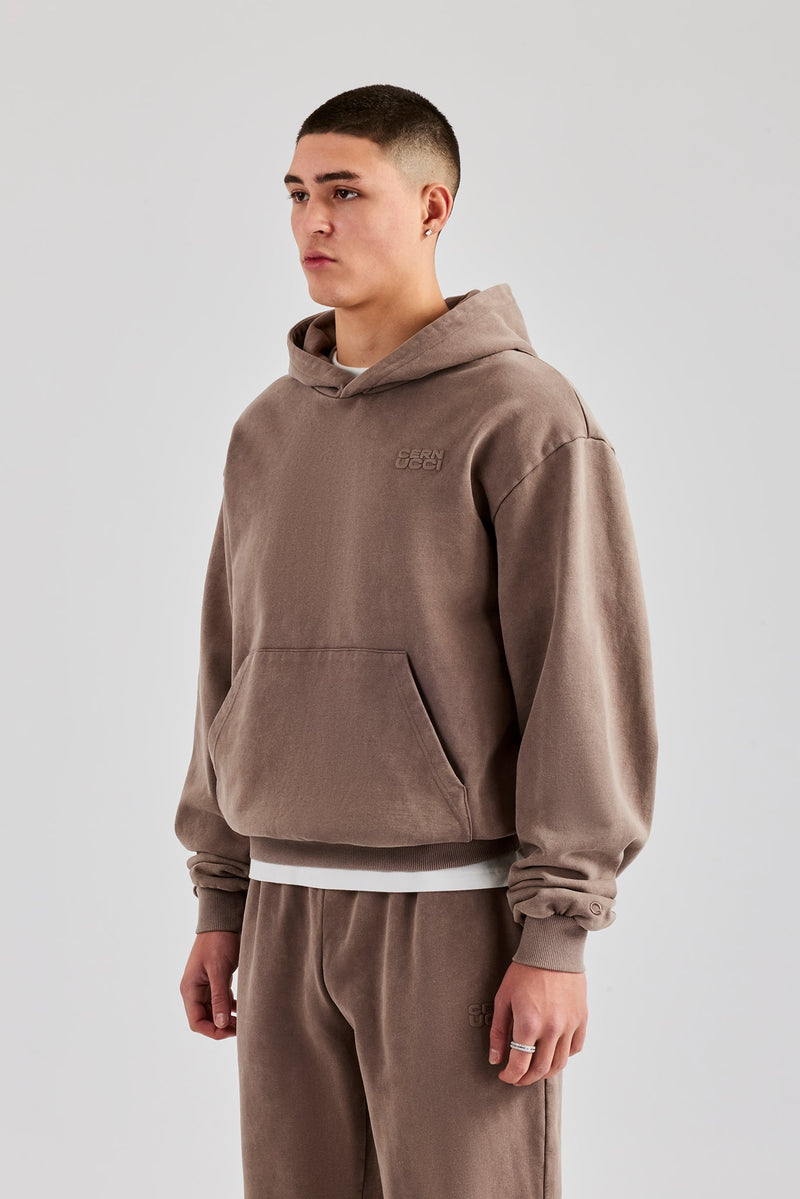 Washed Hoodie - Taupe