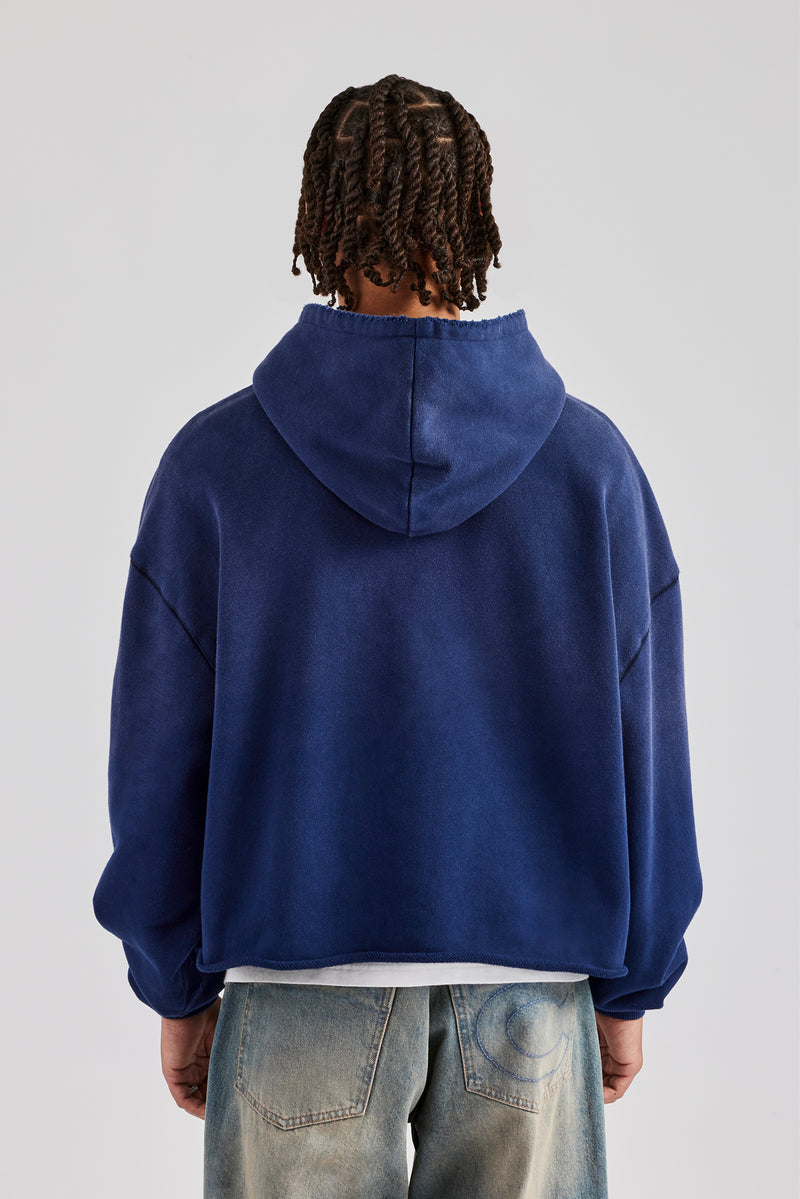 navy dress blues hoodie Navy Blue Full Zip Hood Sweatshirt #18600