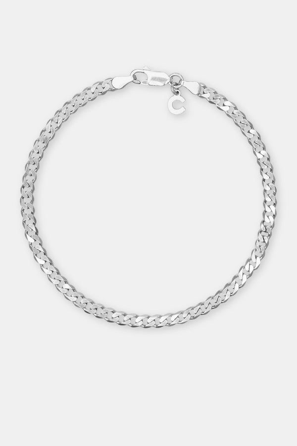 Polished Cuban Bracelet - 4mm