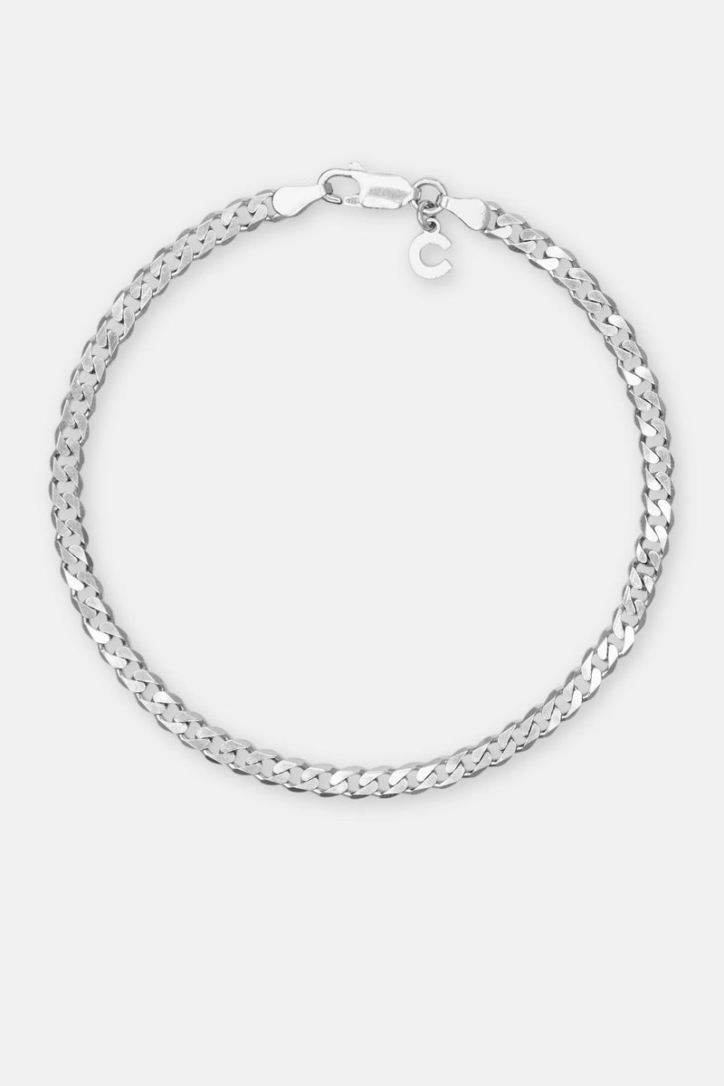 Polished Cuban Bracelet - 4mm