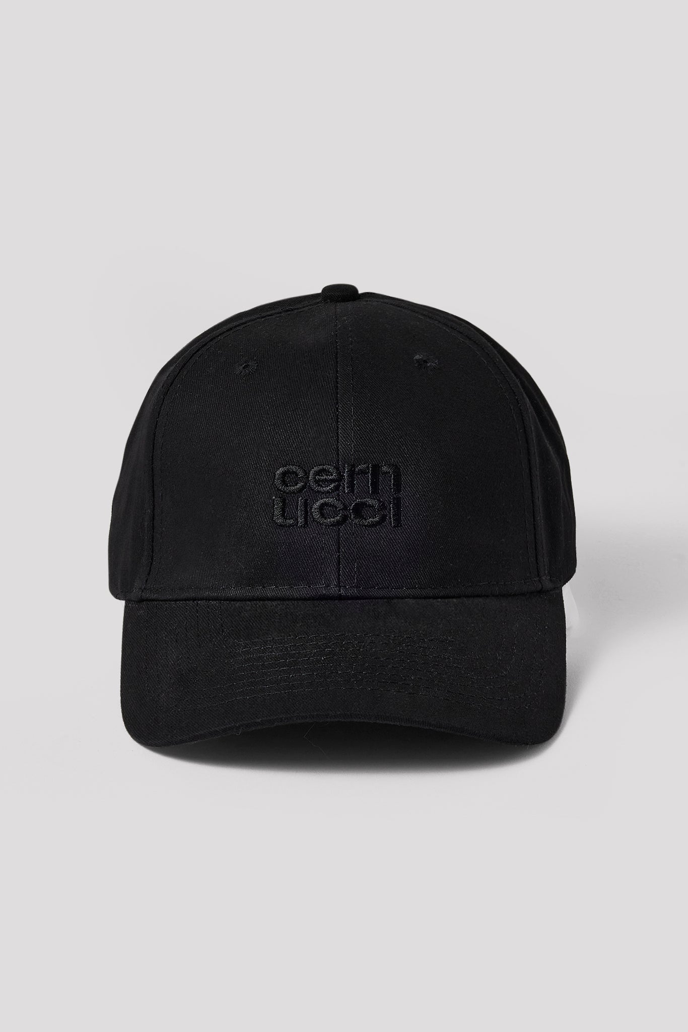 Cernucci Stacked Logo Cap - Black