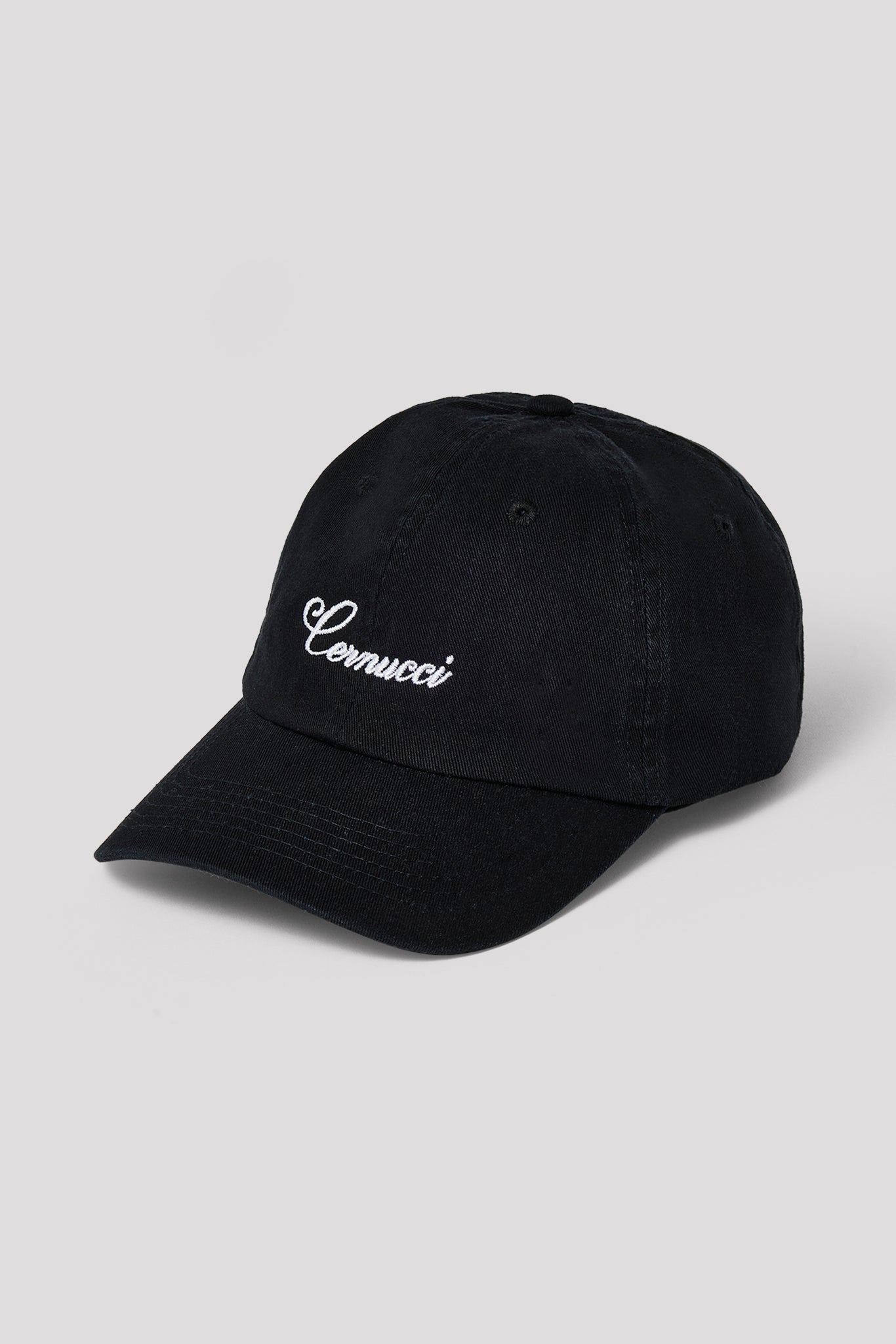Cernucci Script Logo Cap - Black