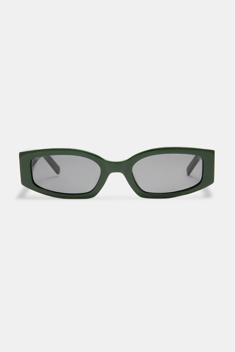 Narrow Lens Sunglasses - Green