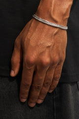Double Figaro & Franco Bracelet - 3mm - White