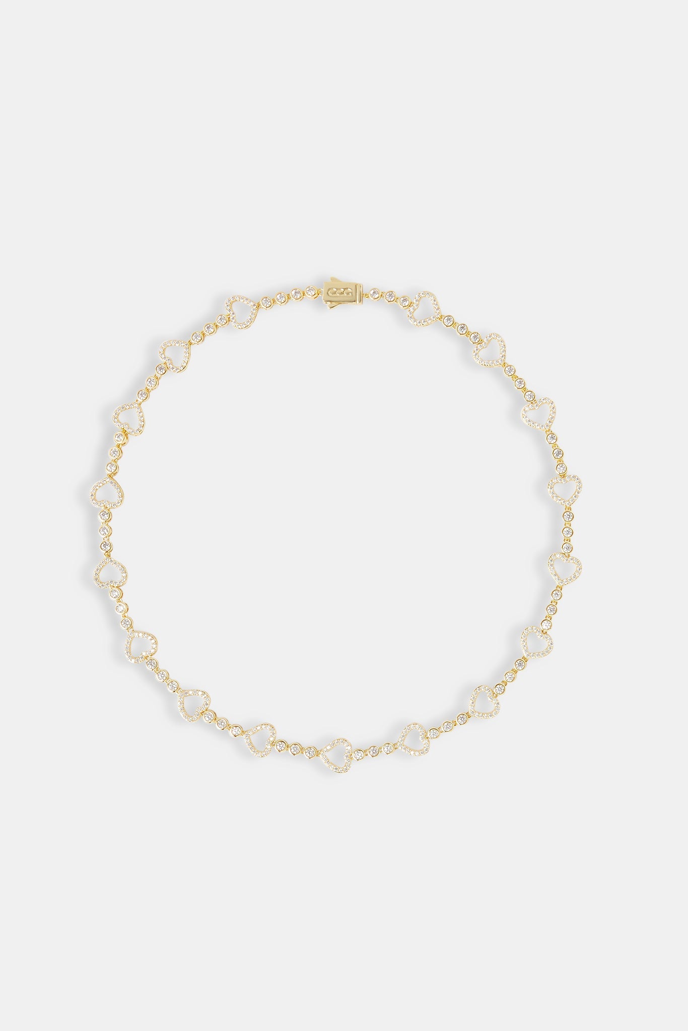 Heart Motif Chain - Gold