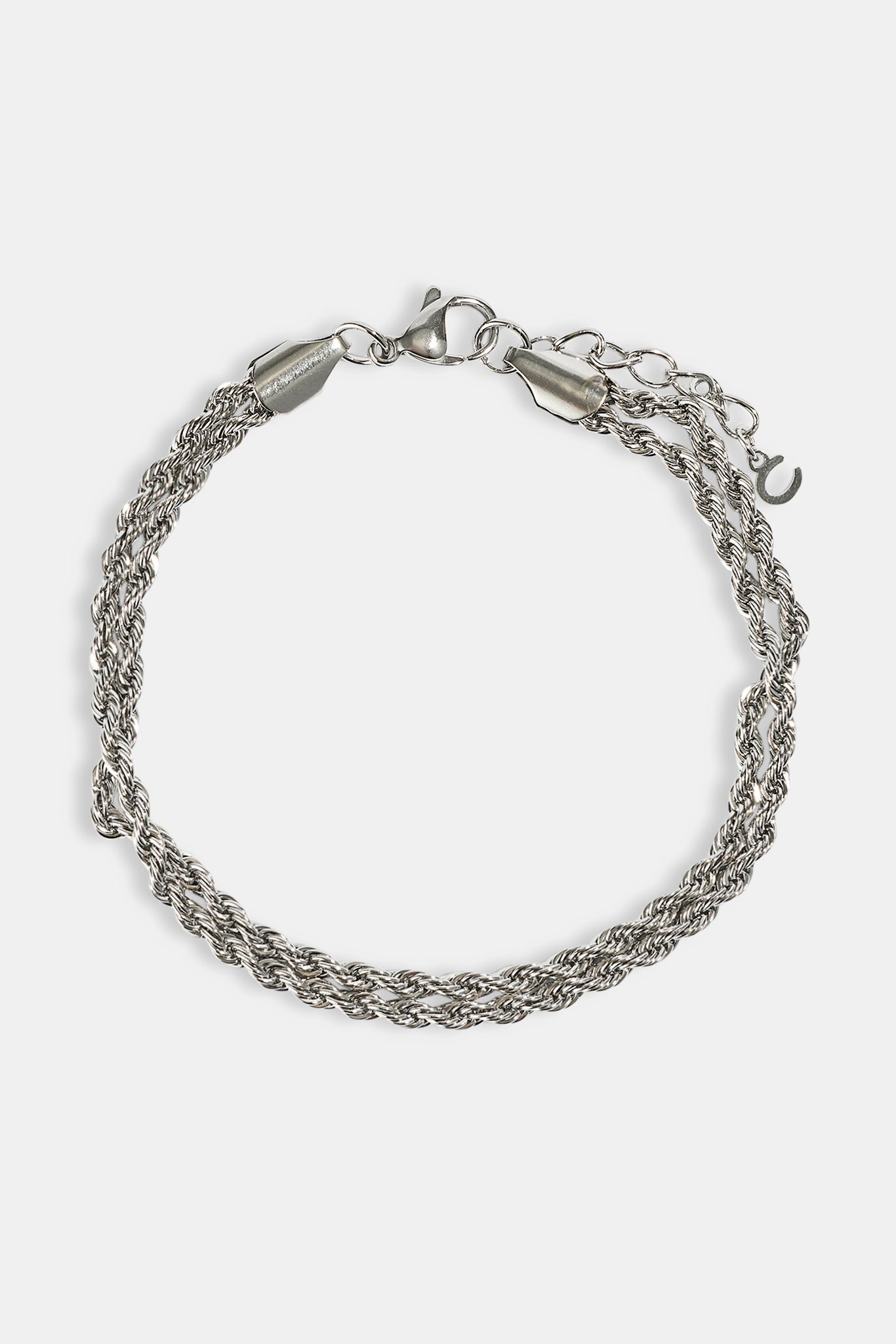 Double Rope Bracelet - 6mm - White