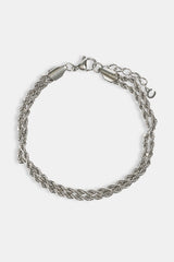 Double Rope Bracelet - 6mm - White