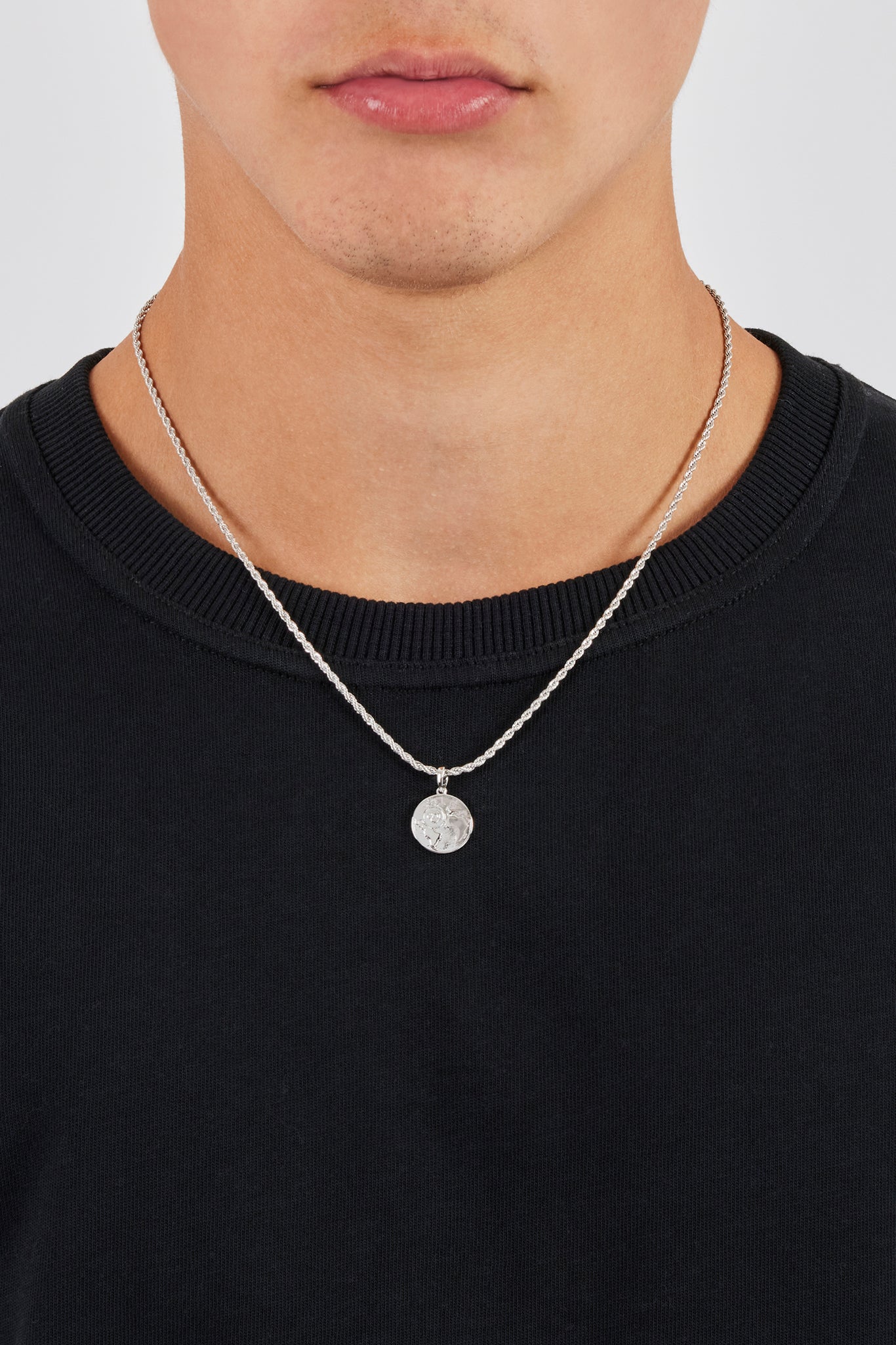 Micro 8 Ball Globe Pendant Necklace - 15mm