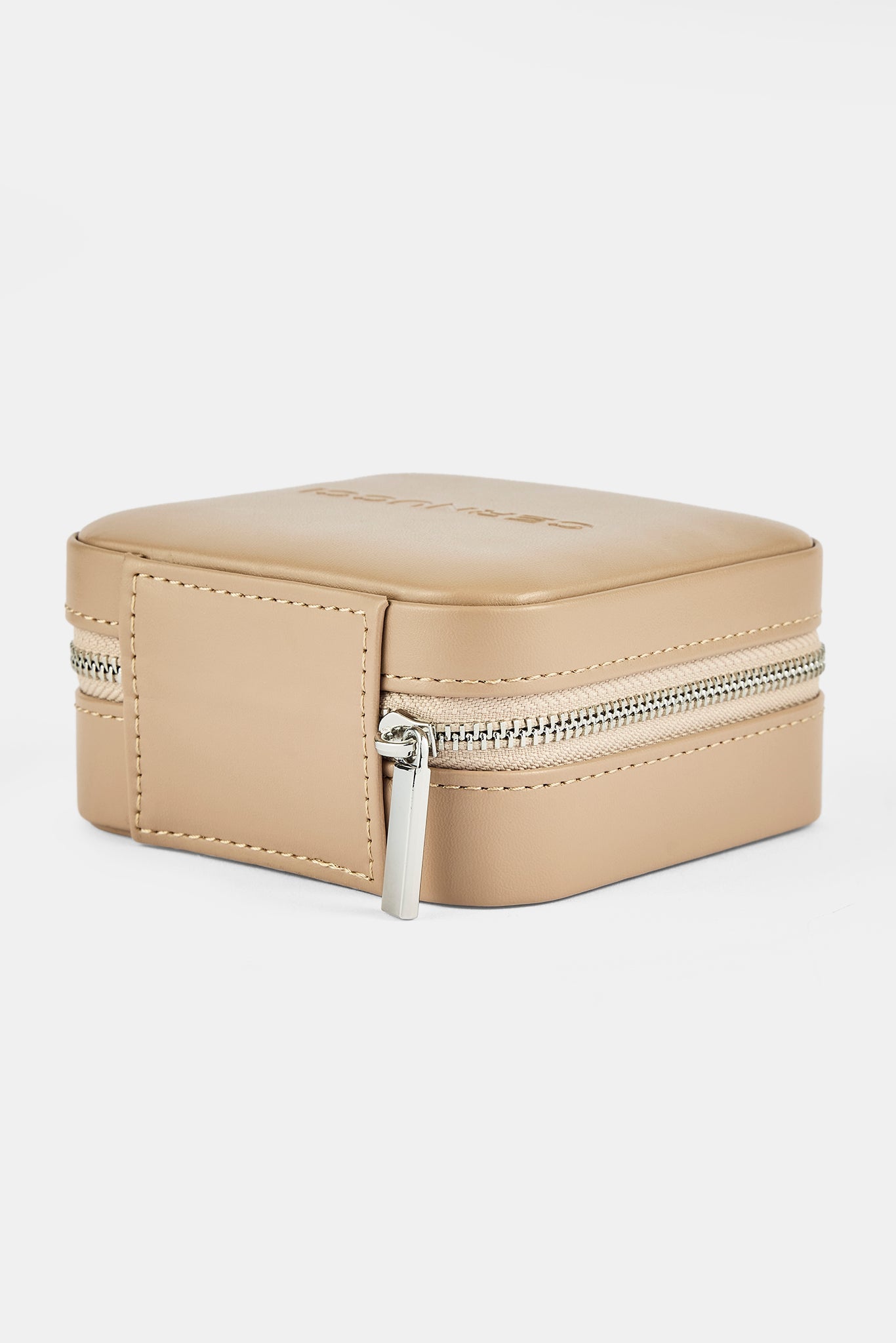 Cernucci Jewellery Travel Case - Beige