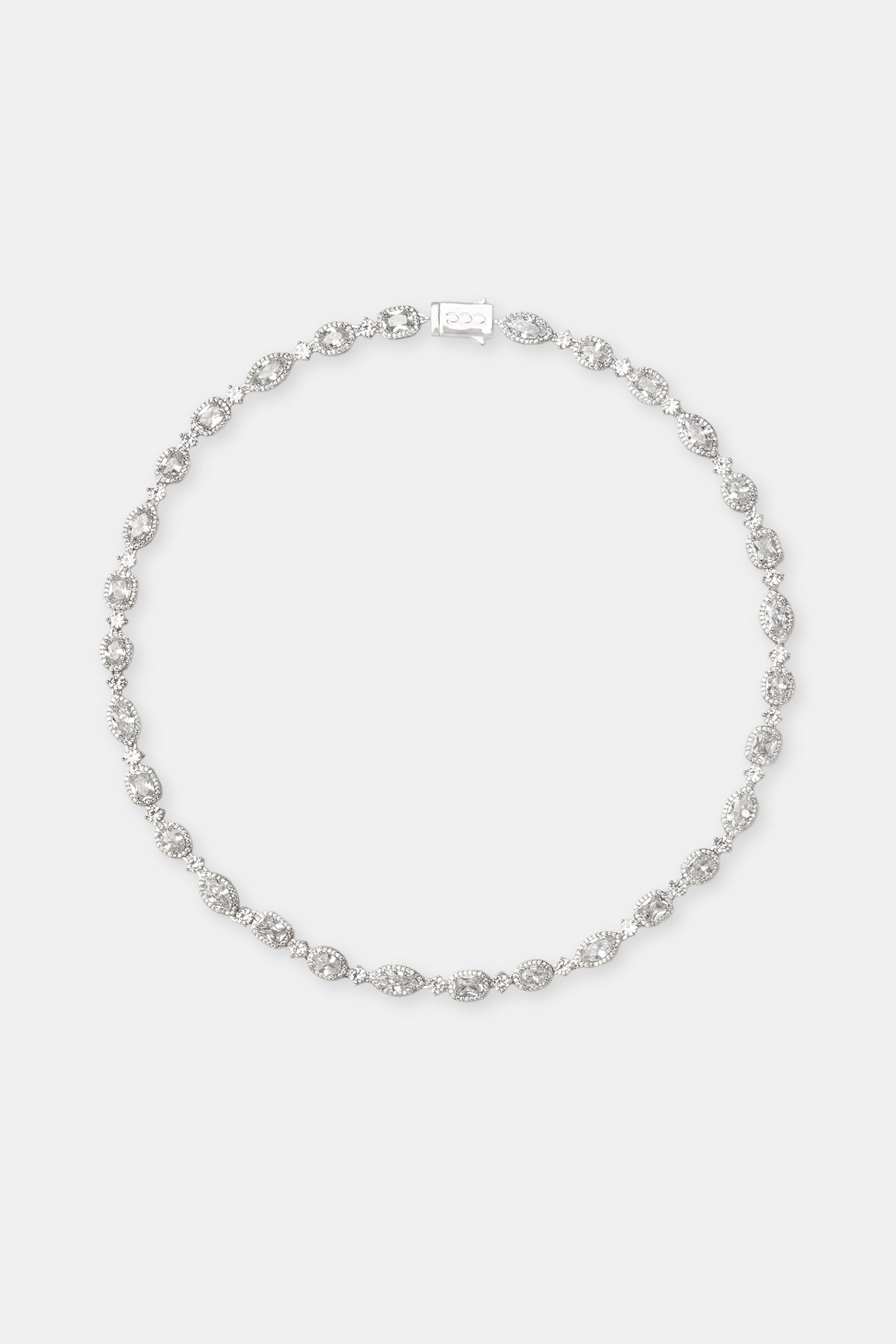 Oval & Rectangular Cluster Chain - 8mm