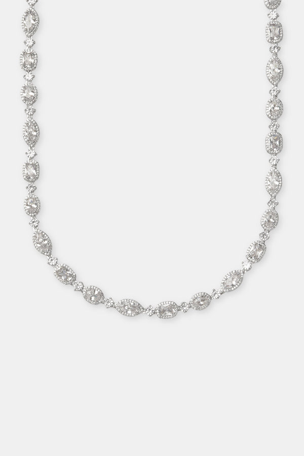 Oval & Rectangular Cluster Chain - 8mm