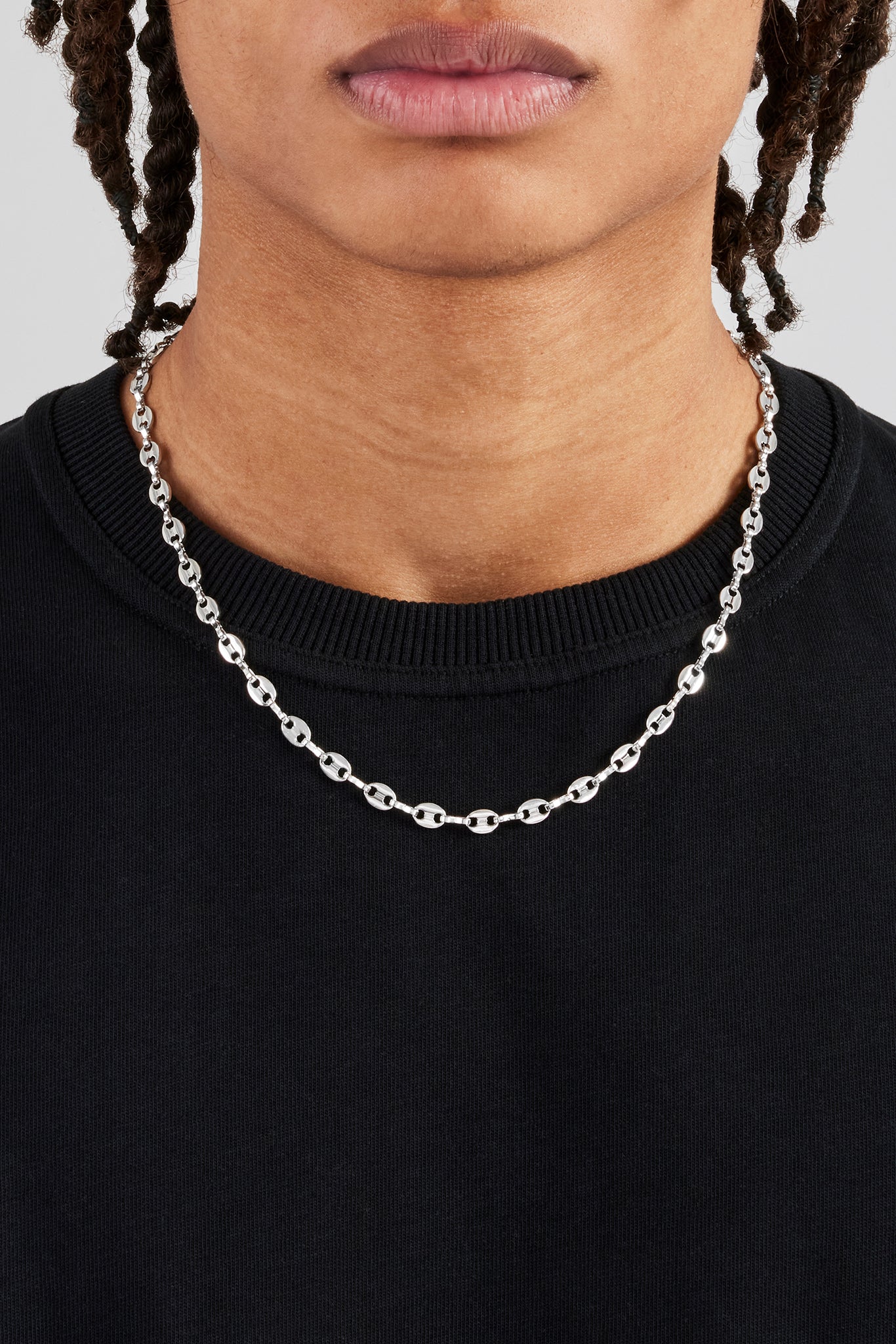 Polished Coffee Bean Chain - 5mm | Mens Chains | Shop Rolo Chains
