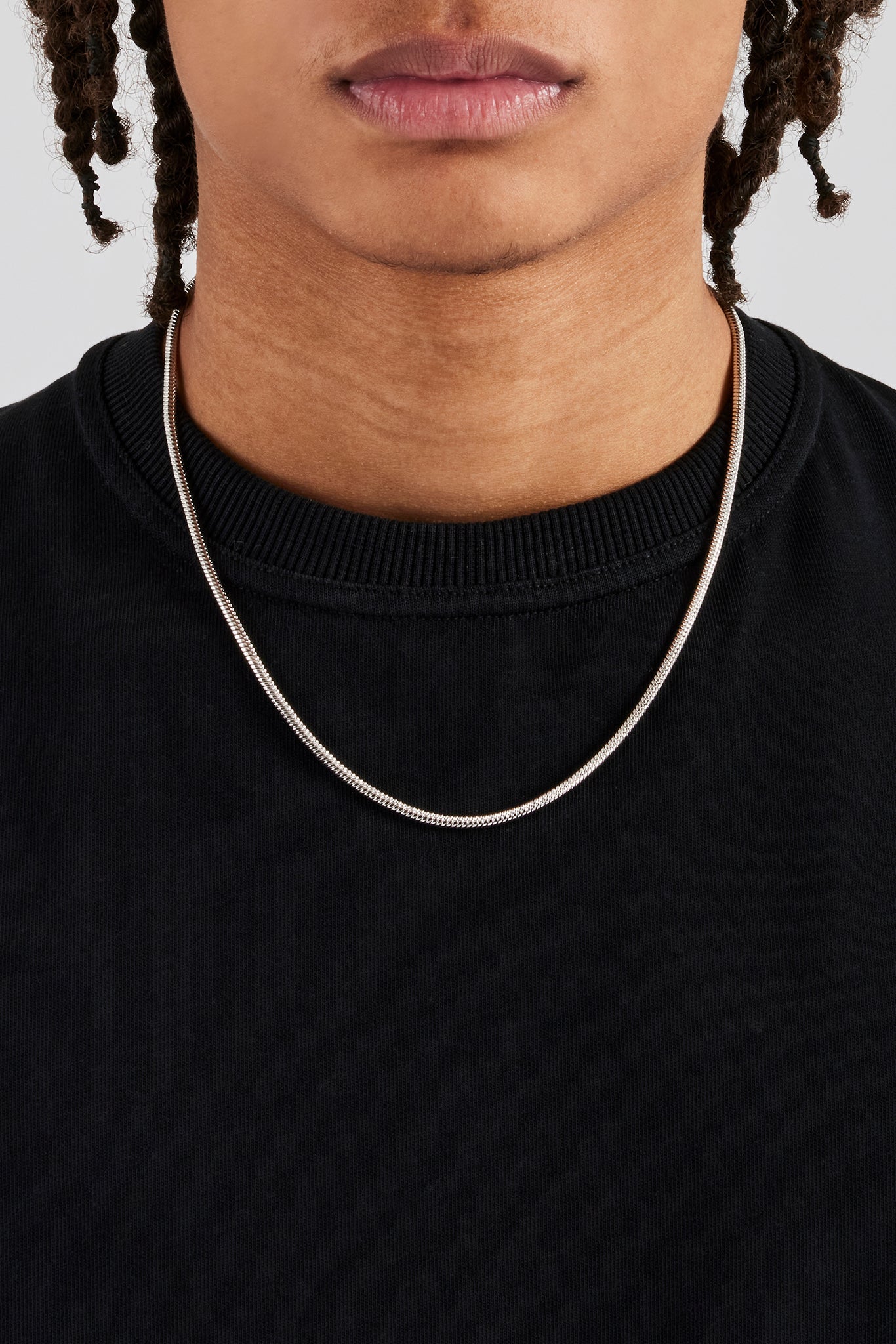 Polished Circular Franco Chain - 3mm