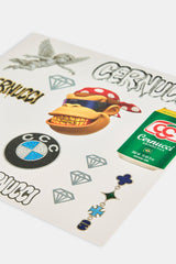 Cernucci Mens Sticker Sheet - White