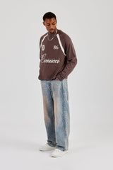 Baggy Fit Jean With Side Tape - Antique Wash