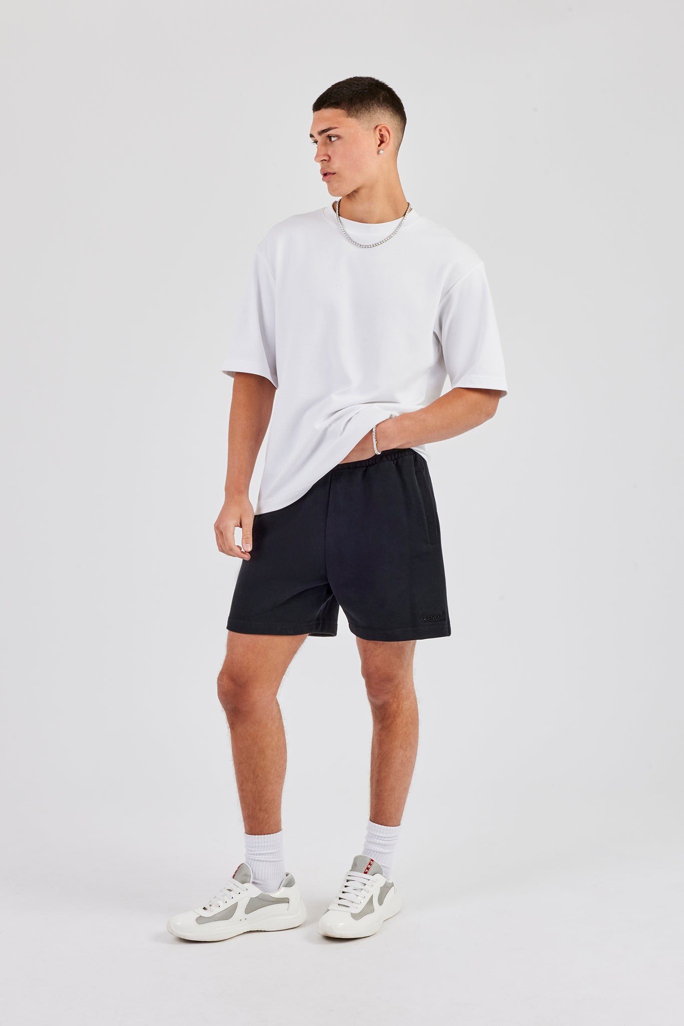 Regular Jersey Short - Black