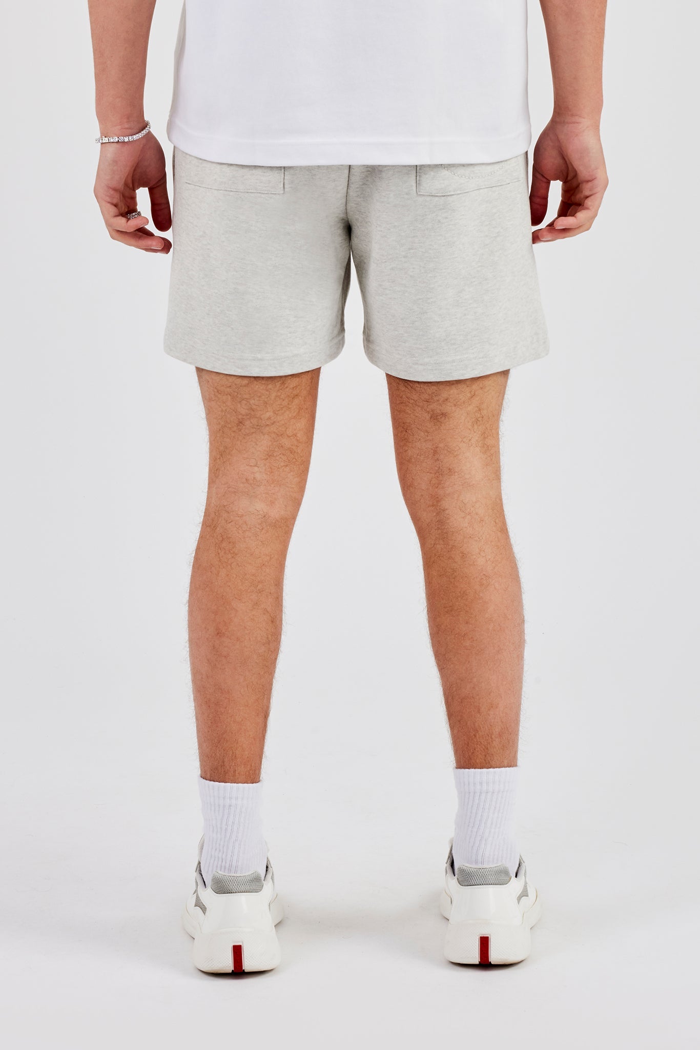Regular Jersey Short - Grey Marl