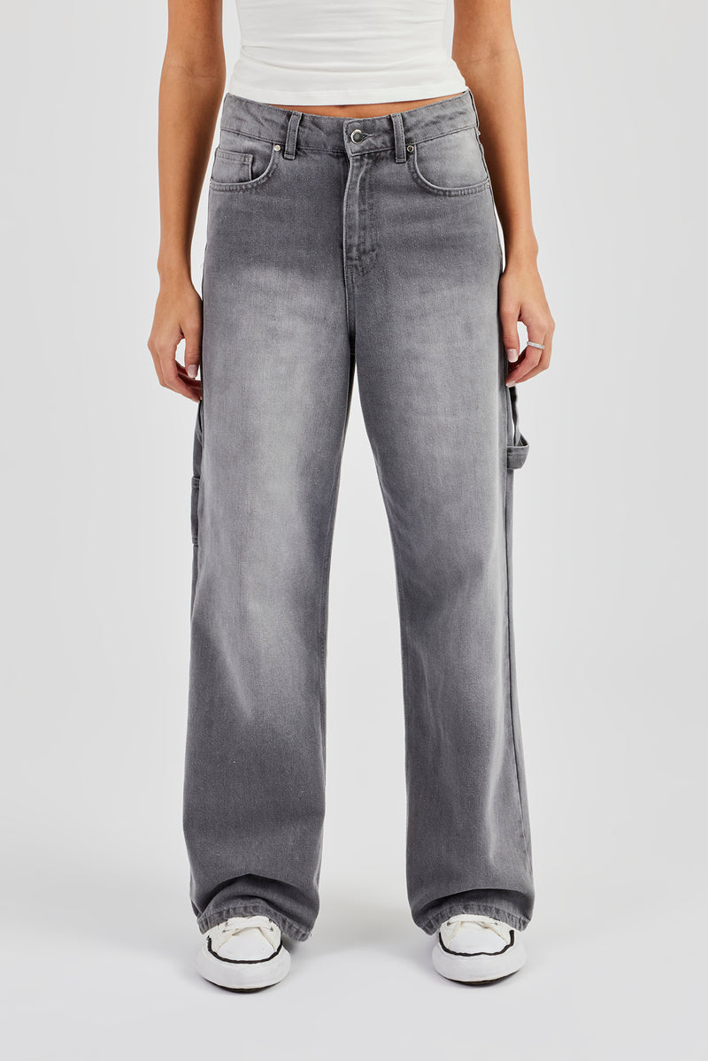 Baggy Carpenter Jean - Washed Grey