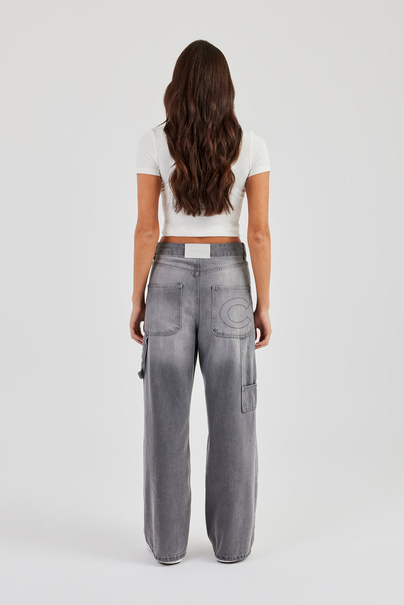 Baggy Carpenter Jean - Washed Grey