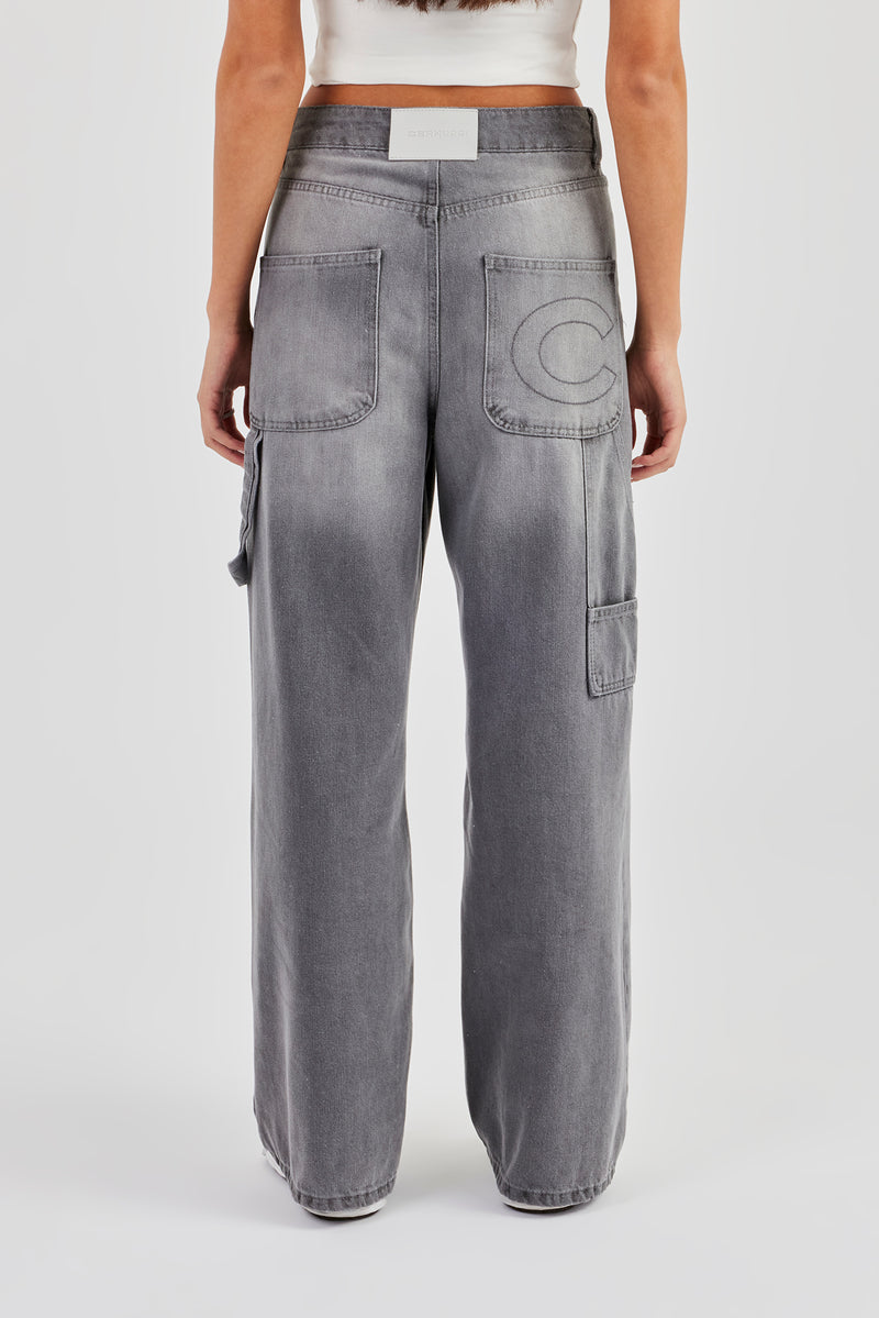 Baggy Carpenter Jean - Washed Grey