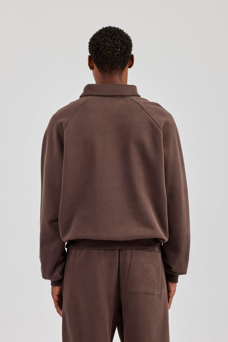 Rugby Sweater - Coffee