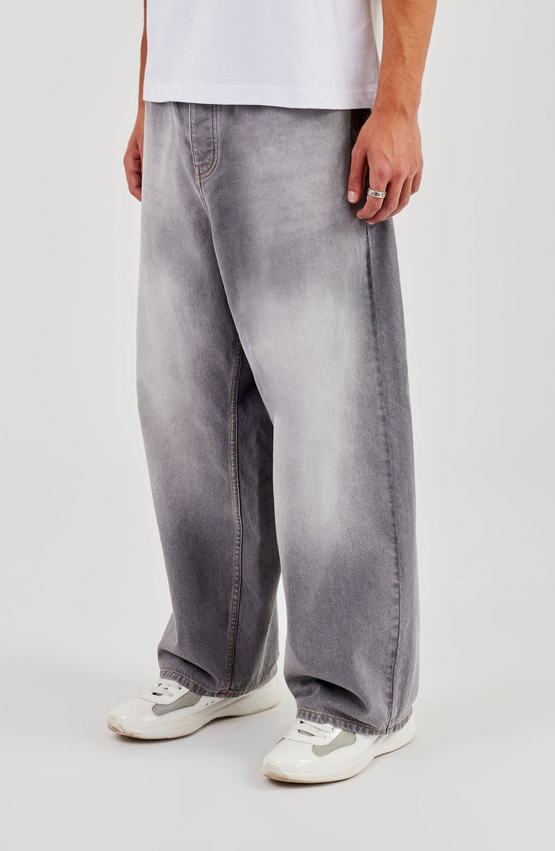 Baggy Fit Jean - Washed Grey